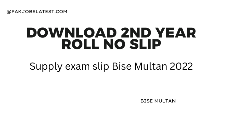 2nd-year-annual-roll-no-slip-download-pakjobslatest